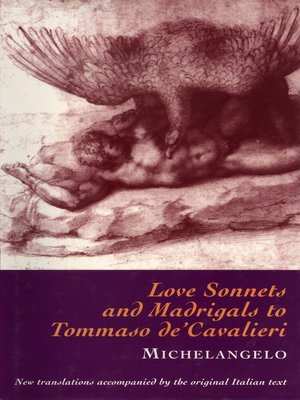 cover image of Love Sonnets and Madrigals to Tommaso de'Cavalieri